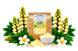 Preview: Bioland Lupinenmehl 1kg - Vorratspackung