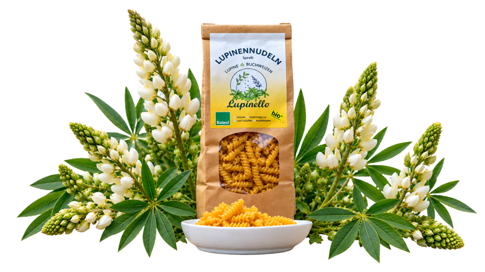 Bioland Lupinennudeln mit Buchweizen - Spirelli 200g