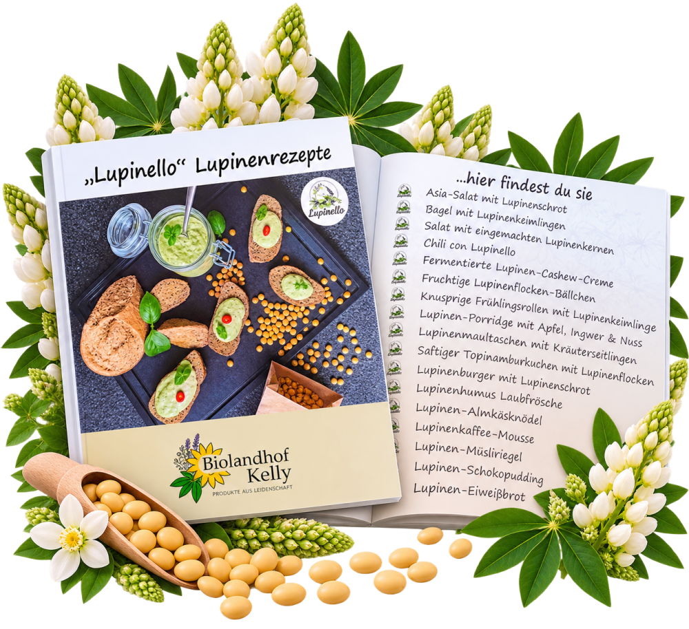 "Lupinello" Lupinenrezepte - Vom Acker auf den Teller