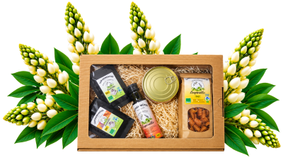 Bioland "Lupinello" Lupinen Genussbox "Kunterbunt"